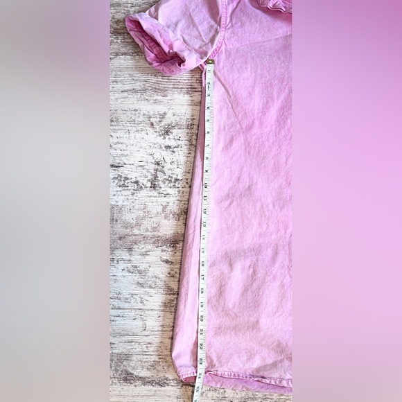 Pink Lily women’s light pink denim like dress size XLG Valentine’s Day - Picture 4 of 8